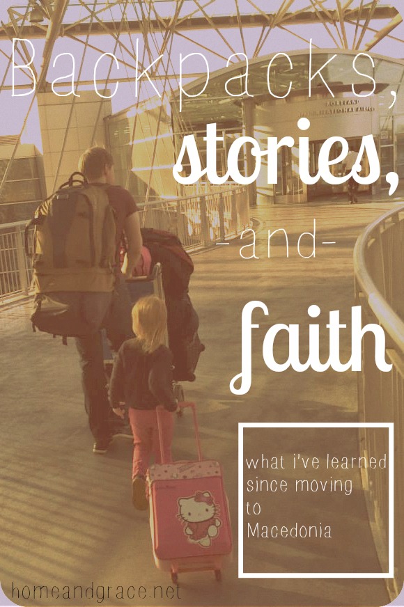 Backpacks, stories and faith
